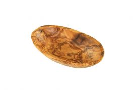 Schälchen aus Olivenholz oval klein 12 cm