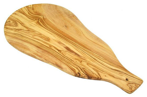 Servierbrett mit Griff 34 cm glatter Rand